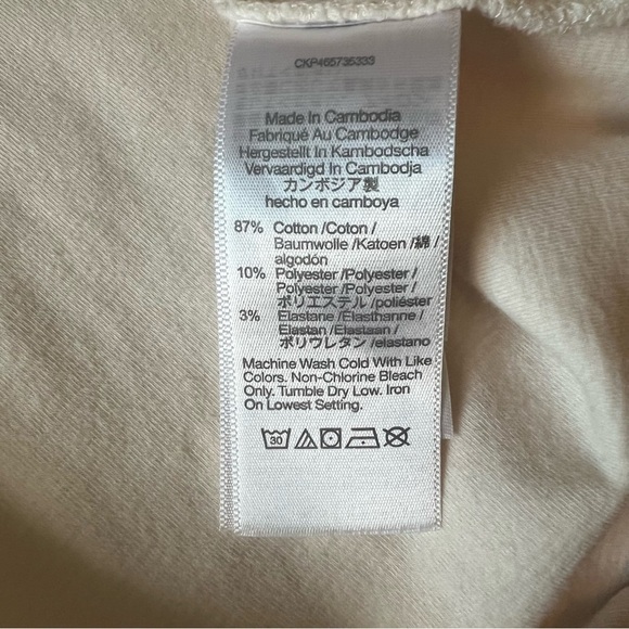 2/$30 Madewell crewneck pullover long sleeve top Ivory SZ S - Picture 9 of 14
